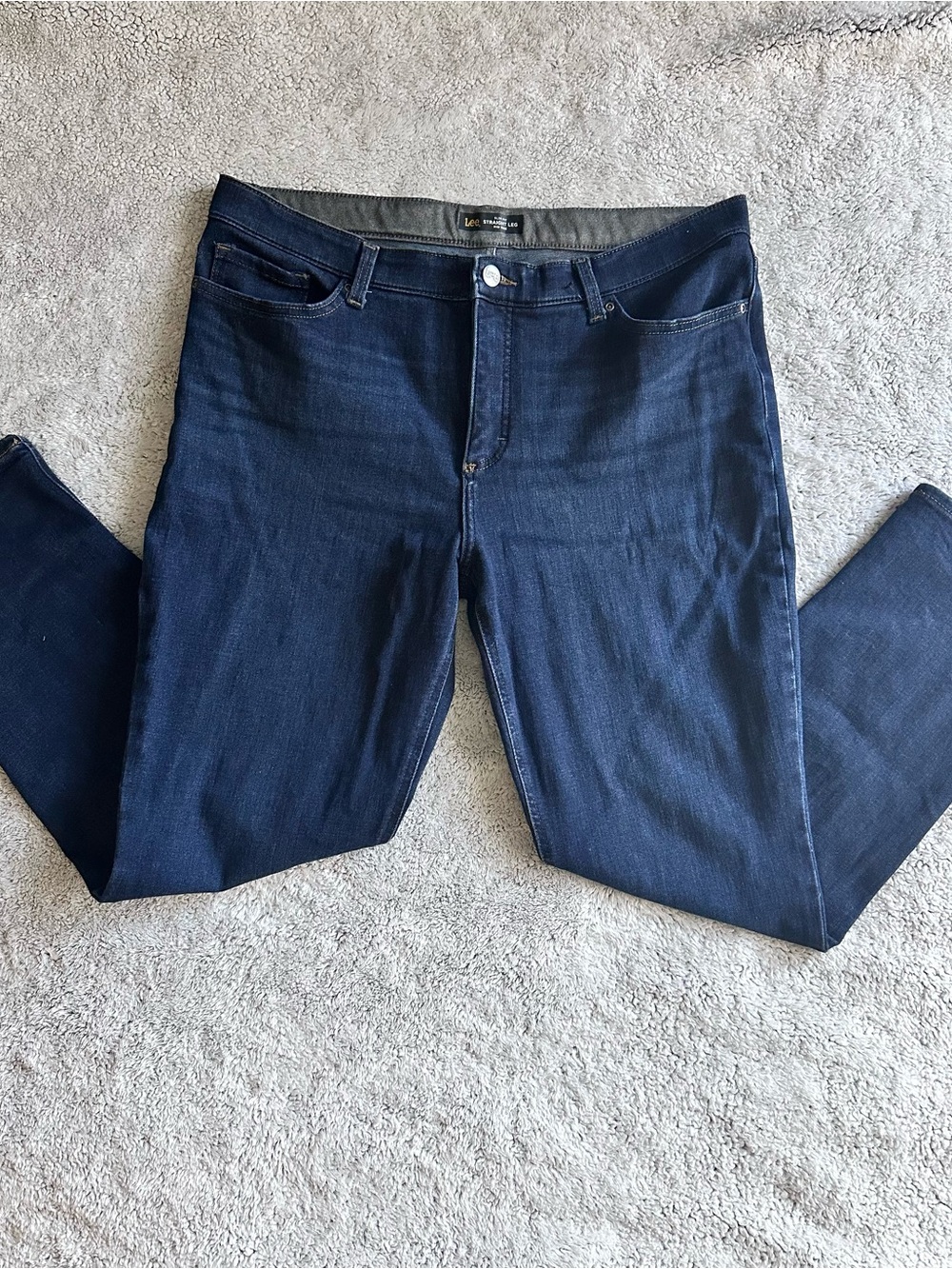 Lee Women Jeans Slim Fit Straight Leg Mid Rise